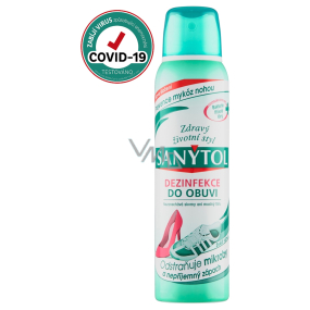 Sanytol Dezinfekce do obuvi odstraňuje mikroby a nepříjemný zápach sprej 150 ml