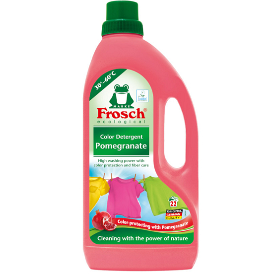 Frosch Eko Granátové jablko prací prostředek na barevné prádlo 22 dávek 1,5 l