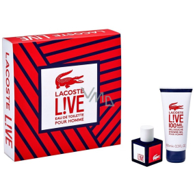 Lacoste Live pour Homme toaletní voda 40 ml + sprchový gel 100 ml, dárková sada