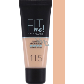 Maybelline Fit Me Matte & Poreless Foundation make-up 115 Ivory 30 ml