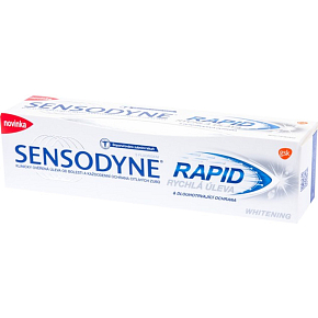 Sensodyne Rapid Relief Whitening rychlá úleva, zubní pasta, 75 ml Sensodyne Rapid Relief Whitening rychlá úleva, zubní pasta, 75 ml