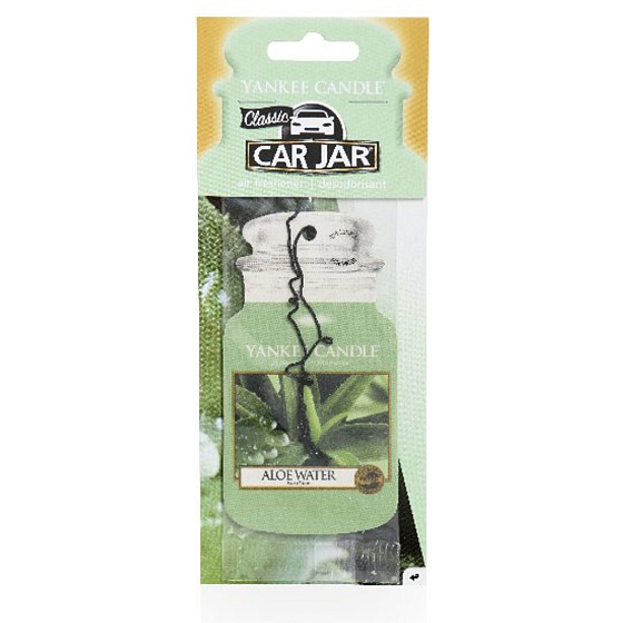 Yankee Candle Aloe Water - Voda s Aloe Classic vonná visačka do auta papírová 12 g