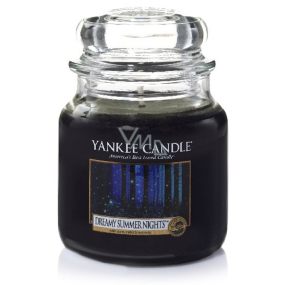 Yankee Candle Dreamy Summer Nights - Zasněné letní noci vonná svíčka Classic střední sklo 411 g