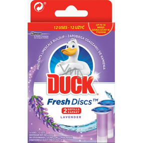 Duck Fresh Discs Levandule WC gel pro hygienickou čistotu a svěžest Vaší toalety 2 x 36 ml