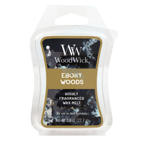 WoodWick Ebony Woods - Ebenové dřevo Artisan vonný vosk do aromalampy 22.7 g