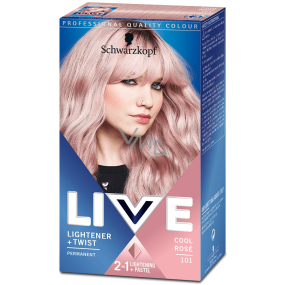 Schwarzkopf Live Lightener & Twist barva na vlasy 101 Cool Rose 50 ml
