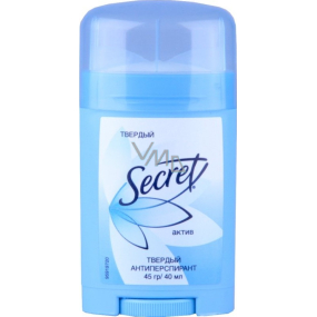 Secret Active antiperspirant deodorant tuhý stick pro ženy 40 ml
