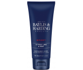 Baylis & Harding Men Limetka a Máta 2v1 mycí gel na vlasy a tělo pro muže 250 ml