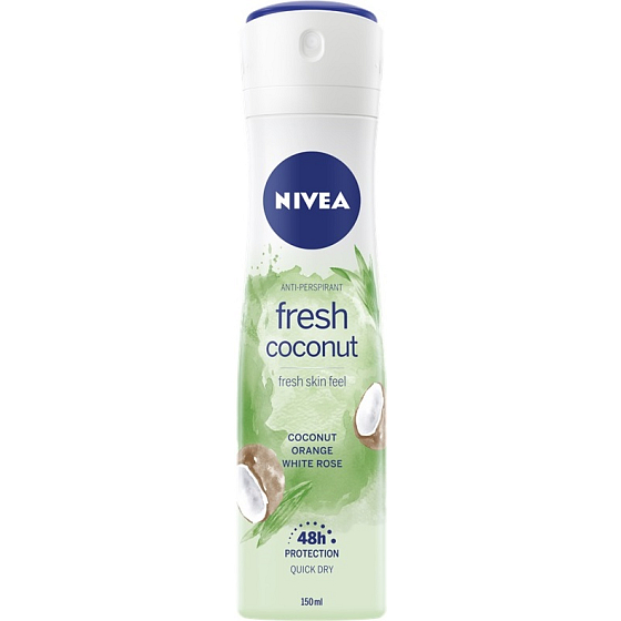 Nivea Fresh Coconut antiperspirant deodorant sprej pro ženy 150 ml