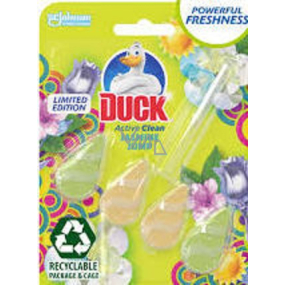 Duck Active Clean Jasmine Jump WC závěsný čistič s vůní 38,6 g