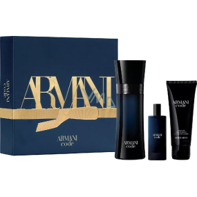 Giorgio Armani Code Men toaletní voda 75 ml + toaletní voda 15 ml + sprchový gel 75 ml, dárková sada