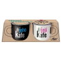 Nekupto Párové mini hrníčky Jeho kafe a Její kafe 2 x 100 ml