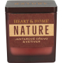 Heart & Home Nature Jantarové dřevo a vetiver vonná svíčka velká sklo, doba hoření až 20 hodin 90 g