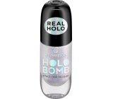 Essence Holo Bomb lak na nehty s holografickým efektem 01 Ridin' Holo 8 ml