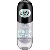 Essence Holo Bomb lak na nehty s holografickým efektem 01 Ridin' Holo 8 ml