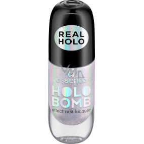 Essence Holo Bomb lak na nehty s holografickým efektem 01 Ridin' Holo 8 ml