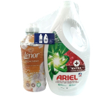 Ariel Extra Clean Power univerzální prací gel 34 dávek + Lenor Vanilla Orchid & Golden Amber aviváž 28 dávek, duopack