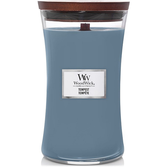 WoodWick Tempest - Bouře vonná svíčka s dřevěným knotem a víčkem sklo velká 609 g