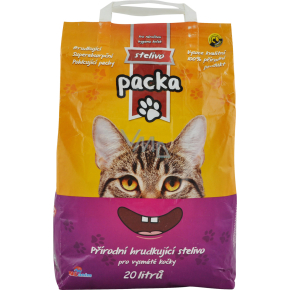 BALANIM Packa přírodní hrudkující stelivo pro domácí mazlíčky, 20 l