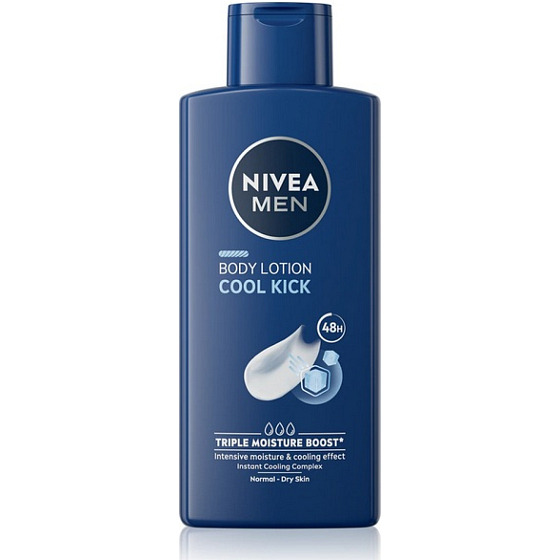 Nivea Men Cool Kick tělové mléko pro muže 400 ml