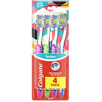 Colgate Twister design zubní kartáček 4-pack