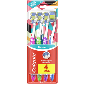 Colgate Twister design zubní kartáček 4-pack