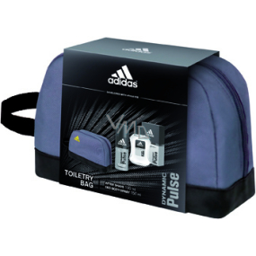 Adidas Dynamic Pulse voda po holení 100 ml + deodorant sprej 150 ml + toaletní taška, kosmetická sada