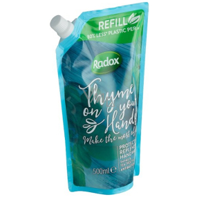 Radox Protect + Replenished Anti-bacterial antibakteriální tekuté mýdlo náhradní náplň 500 ml