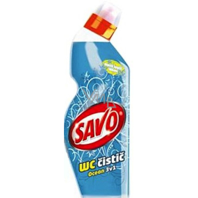 Savo Ocean 4v1 Wc dezinfekční gel tekutý čistič 750 ml