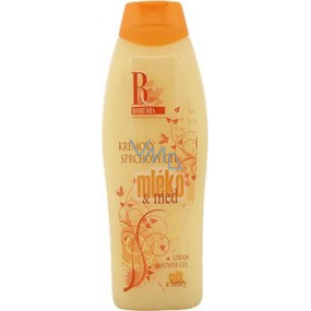 Bohemia Gifts Mléko a Med krémový sprchový gel 500 ml