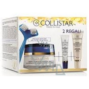 Collistar Crema Biorivitalizzante Viso 50 ml + Crema Biorivitalizzante Contorno Occhi 5,5 ml + ruční masážní strojek na obličej + Primer Uniformante Illuminante Viso Occhi 10 ml, kosmetická sada