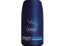 Ziaja Men Duo Concept kuličkový antiperspirant deodorant roll-on pro muže 60 ml