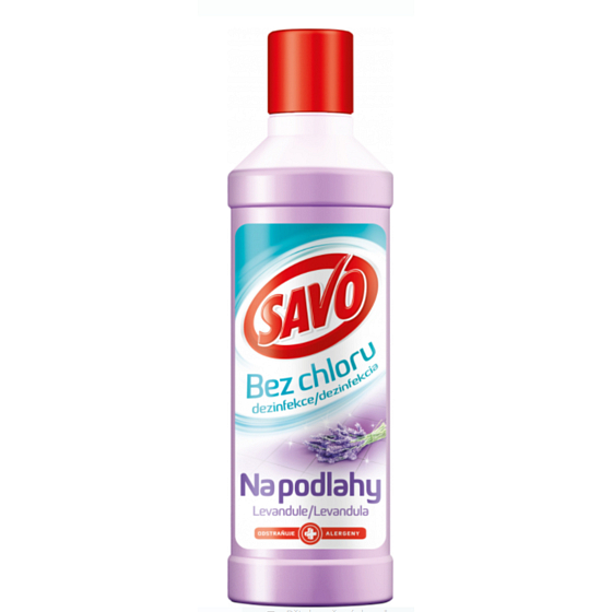 Savo Levandule Bez chloru čisticí a dezinfekční přípravek na podlahy 1 l