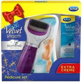 Scholl Velvet Smooth elektrický pilník na chodidla + Noční maska 60 ml zdarma