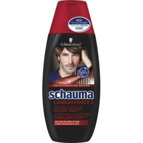 Schauma Men Carbon Force 5 šampon pro muže 400 ml