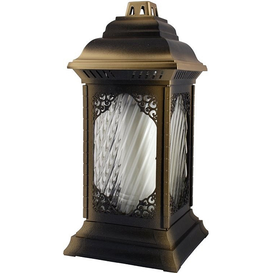 Bispol Lampa skleněná Velká zlatá 36 cm 5 dní