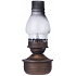 Emos Lampa kovová 1 LED teplá bílá + časovač 16 x 32 cm
