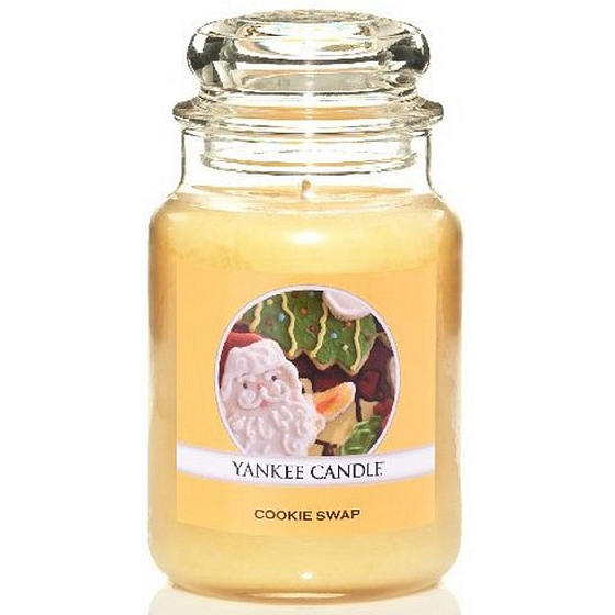Yankee Candle Cookie Swap - Vanilkový košíček vonná svíčka Classic velká sklo 623 g