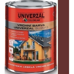 Colorlak Univerzal SU2013 syntetická lesklá vrchní barva Hnědá čokoládová 0,6 l