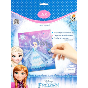 Disney Frozen Elsa kreativní sada na zdobení flitry, krajka
