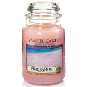 Yankee Candle Pink Sands - Růžové písky vonná svíčka Classic velká sklo 623 g