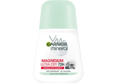 Garnier Mineral Magnesium Ultra Dry 72h kuličkový antiperspirant deodorant roll-on pro ženy 50 ml