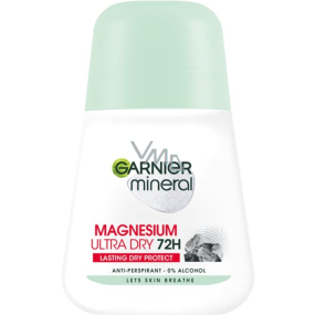 Garnier Mineral Magnesium Ultra Dry 72h kuličkový antiperspirant deodorant roll-on pro ženy 50 ml