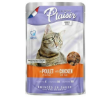 Plaisir Cat s kuřecím a játry kompletní krmivo pro kočky kapsička 100 g