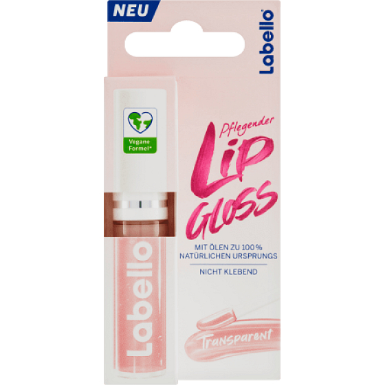 Labello Lip Gloss pečující olej na rty Transparent 5,5 ml
