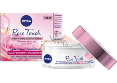 Nivea Rose Touch Anti-wrinkle denní krém proti vráskám 50 ml