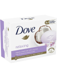 Dove Relaxing krémové toaletní mýdlo s kokosovým mlékem a s jasmínovými okvětními lístky 90 g