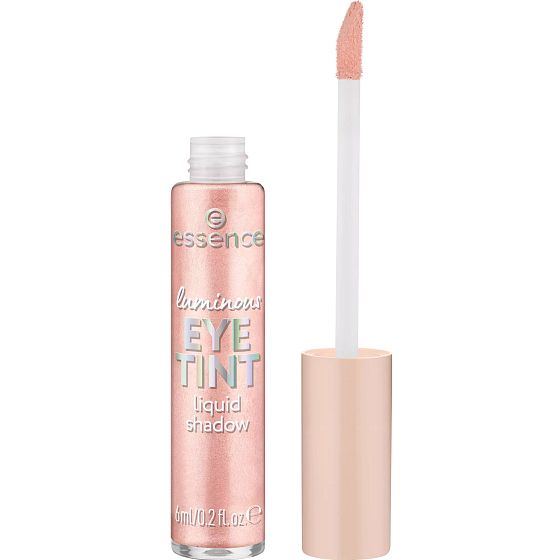 Essence Luminous Eye Tint tekuté oční stíny 01 Dazzling Rose 6 ml