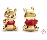 Charm Sterlingové stříbro 925 Disney Medvídek Pú, korálek na náramek