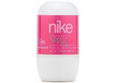 Nike Trendy Pink Woman kuličkový deodorant roll-on pro ženy 50 ml